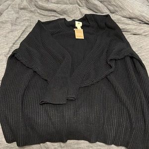 Size 4x unisex black sweater Amazon brand Ecovero